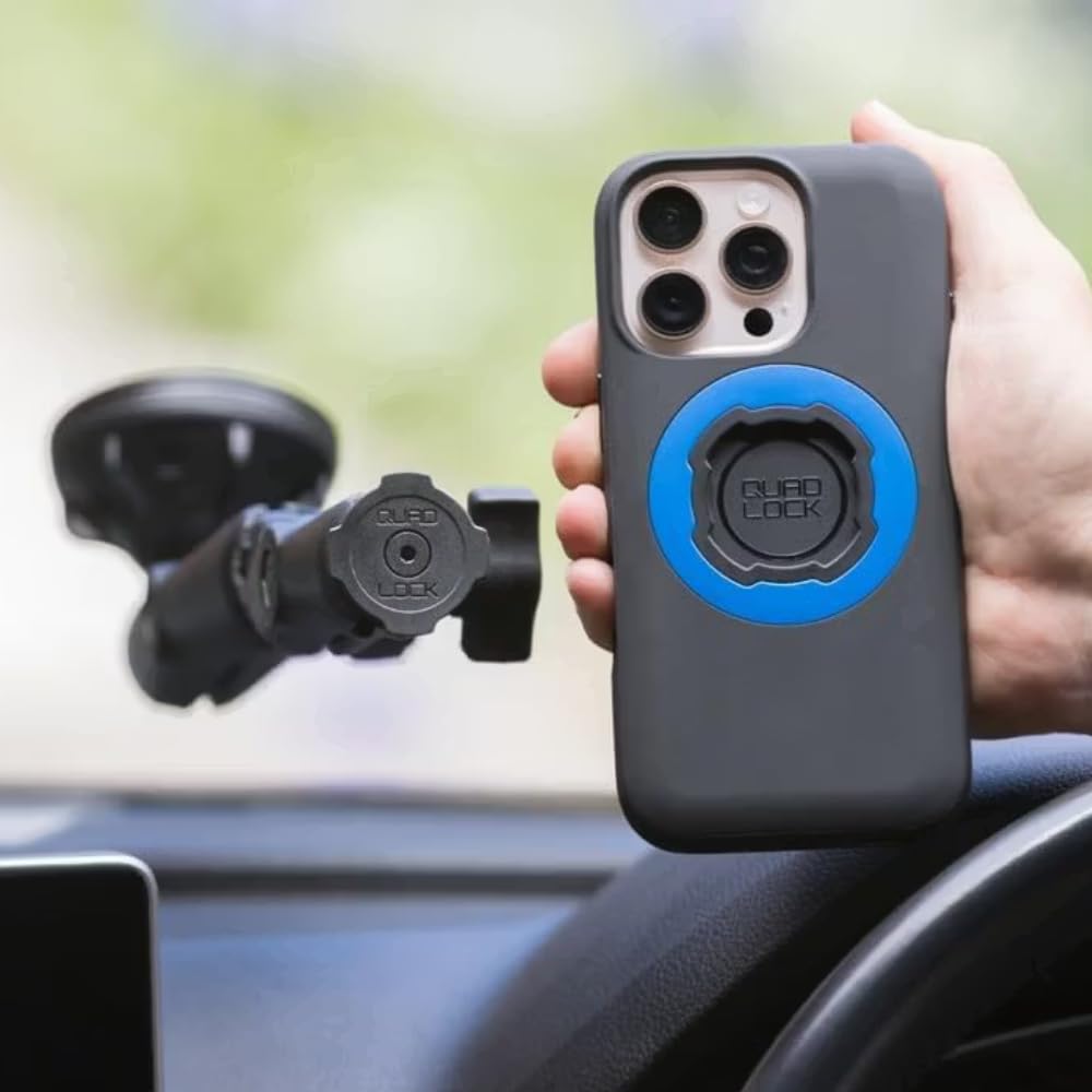 Quad Lock 1" Ball Top Cap Phone Mount Adapter Cases, Compatible with RAM 1" Socket arms for Car, Truck or RV. - Image 3