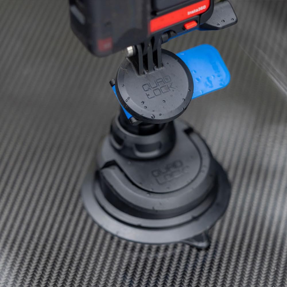 Quad Lock 360 Base - Suction Base, Repositionable & Lever-Actuated, Multi-Surface & Temperature Resistant, Ideal for Vehicles & Outdoor Use - Image 6