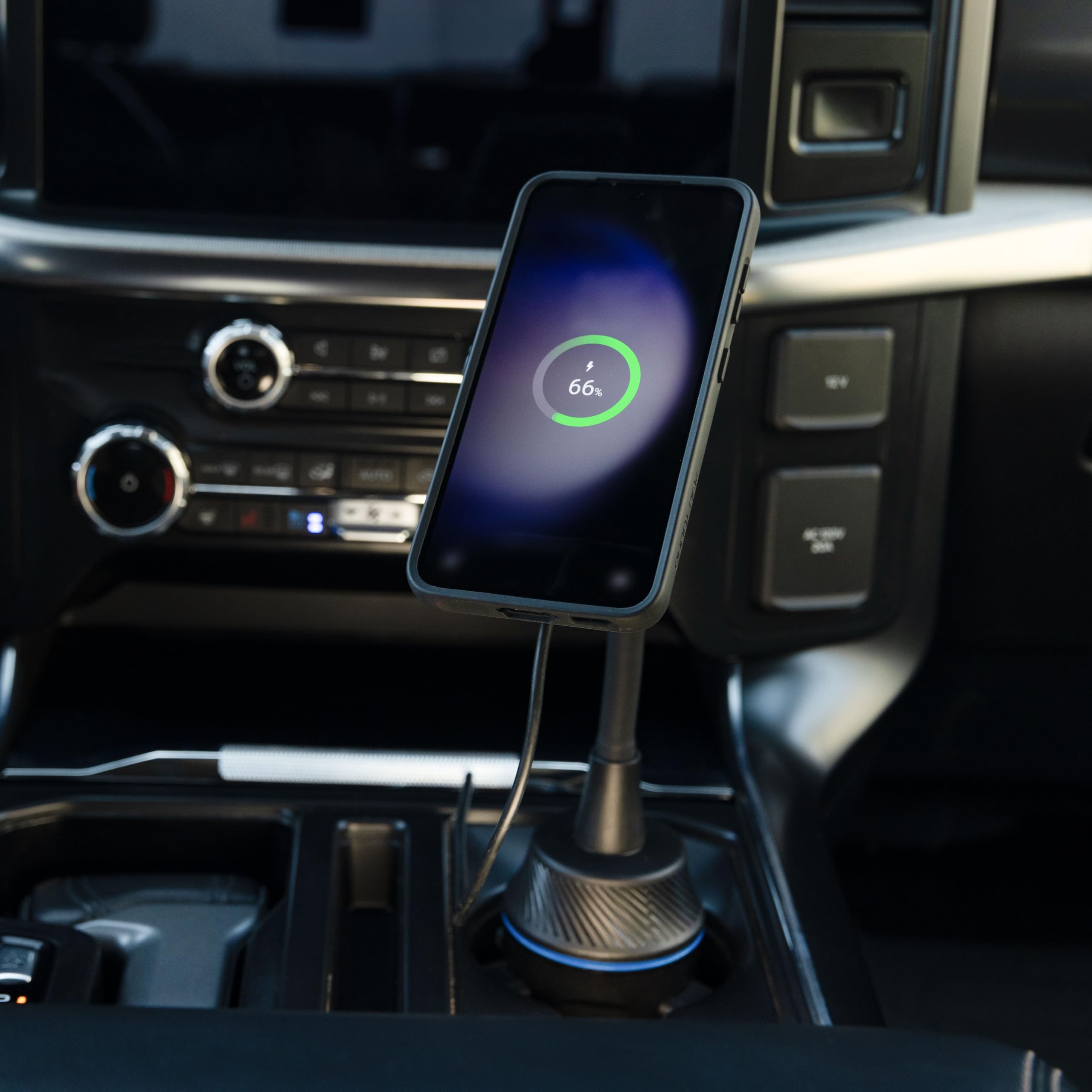Quad Lock Cup Holder Mount Kit - iPhone 16 Pro Max MAG with MAG Wireless Charging Head (V2) - Image 3